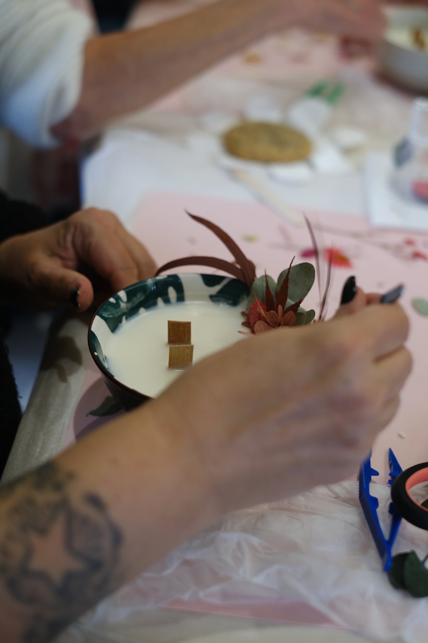 Atelier Bougie & Herbier floral 75€