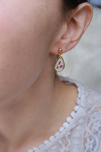 Boucles d'oreilles goutte SAKURA - Petite