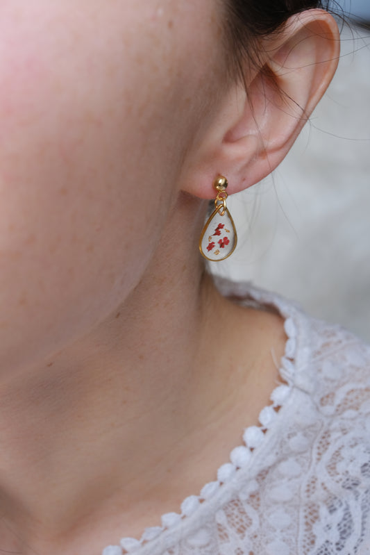 Boucles d'oreilles goutte SAKURA - Petite