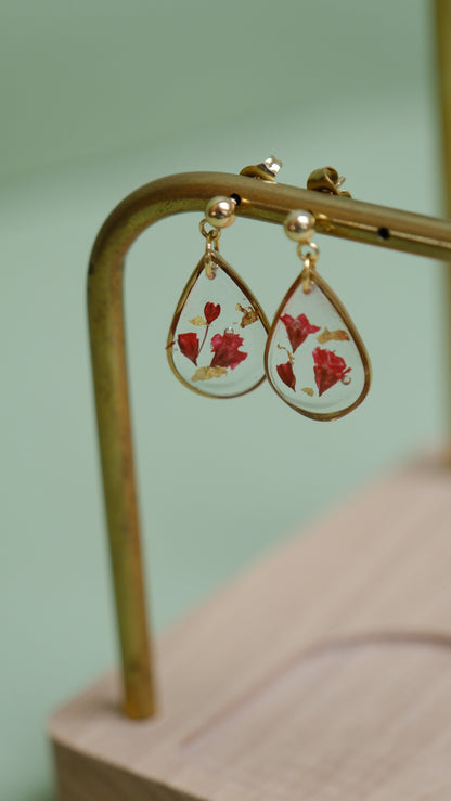 Boucles d'oreilles goutte SAKURA - Moyenne